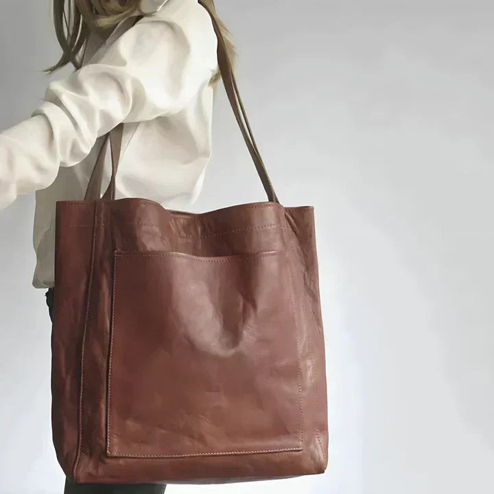 Maj | Elegant and Timeless Classic Leather Tote