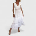 Women's Sophisticated Midi Dress for Effortless Elegance