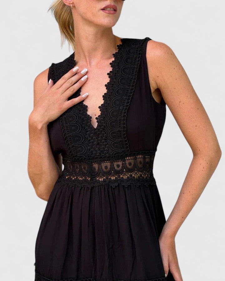 Women's Sophisticated Midi Dress for Effortless Elegance