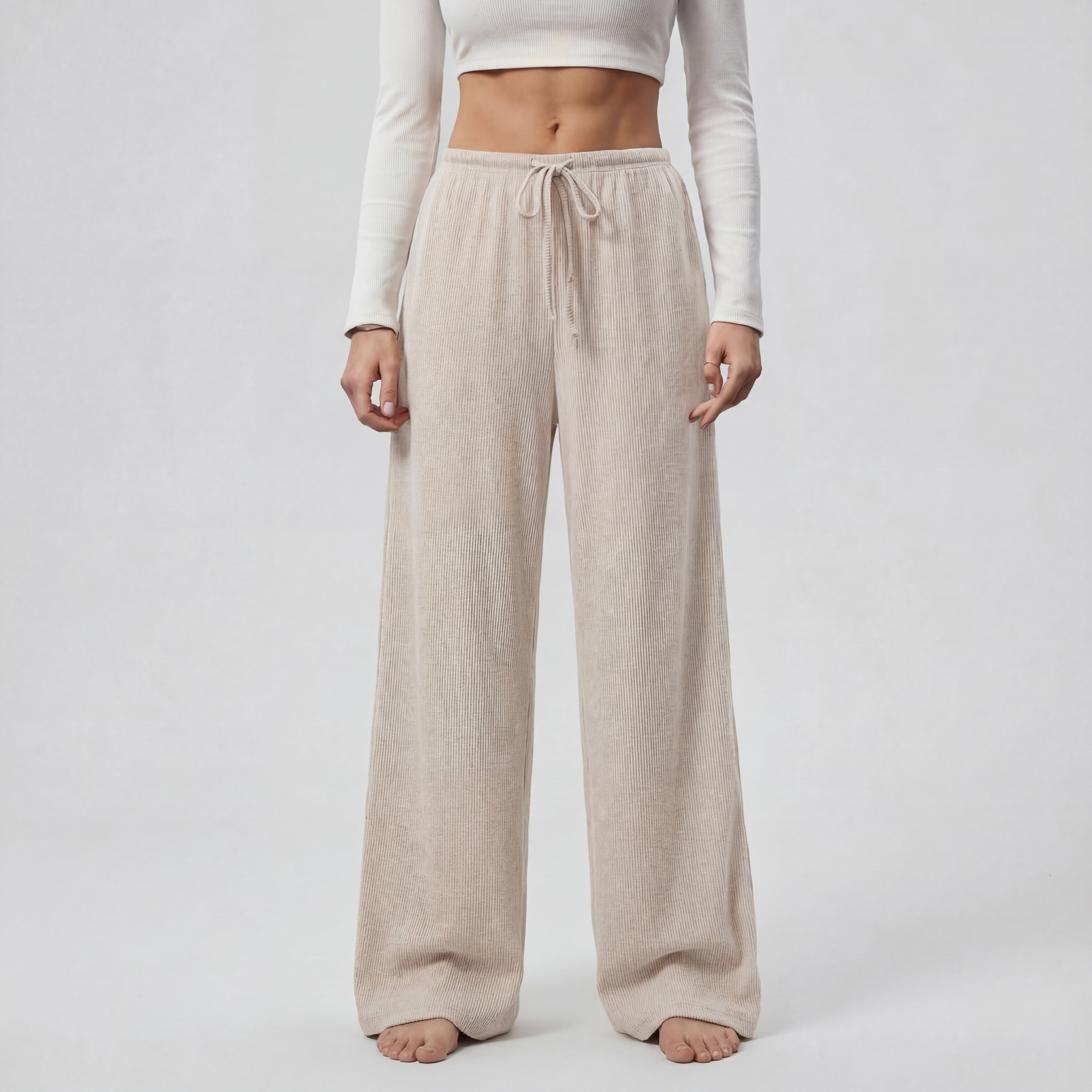 Ultra-Comfort High-Waisted Casual Lounge Pants for Everyday Relaxation