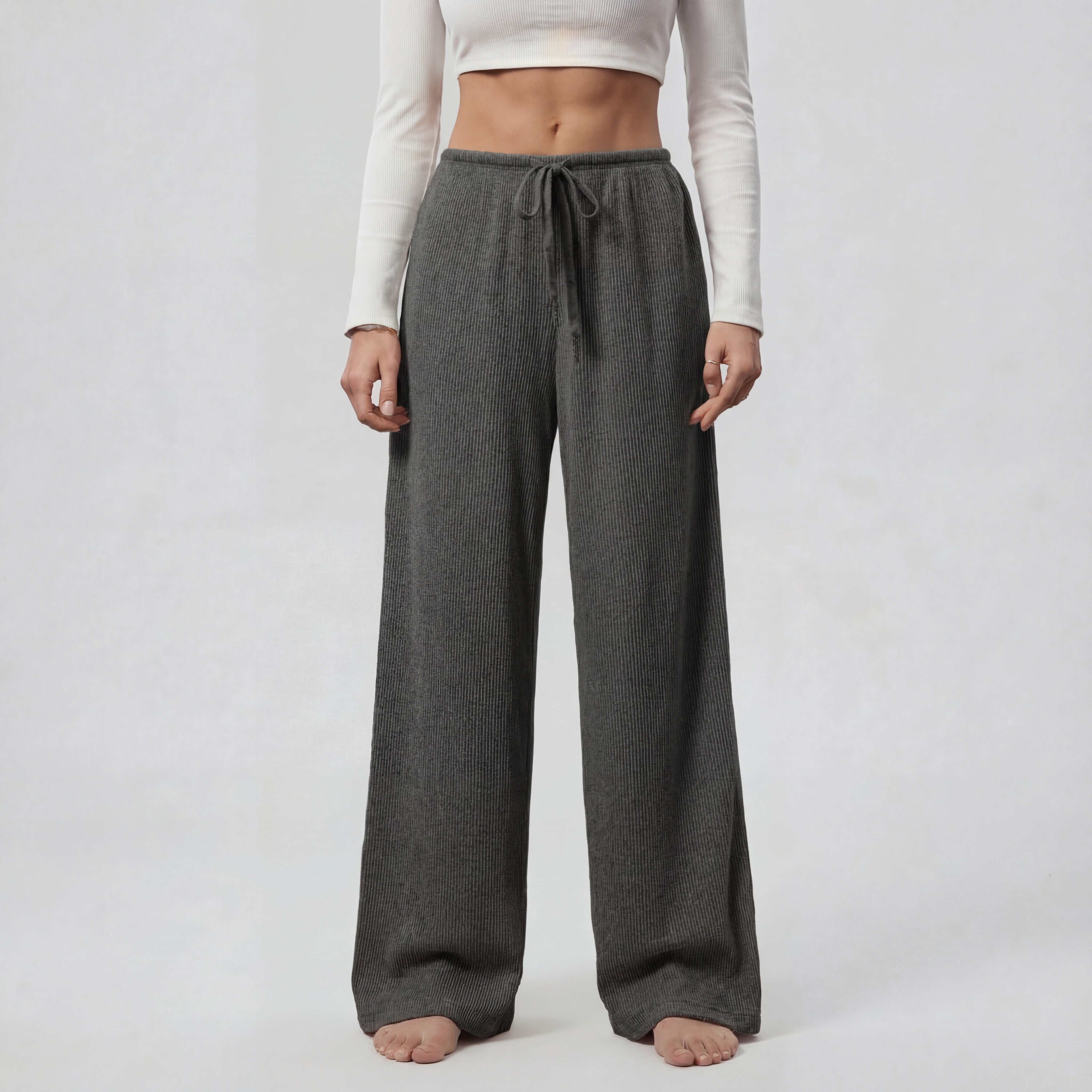 Ultra-Comfort High-Waisted Casual Lounge Pants for Everyday Relaxation