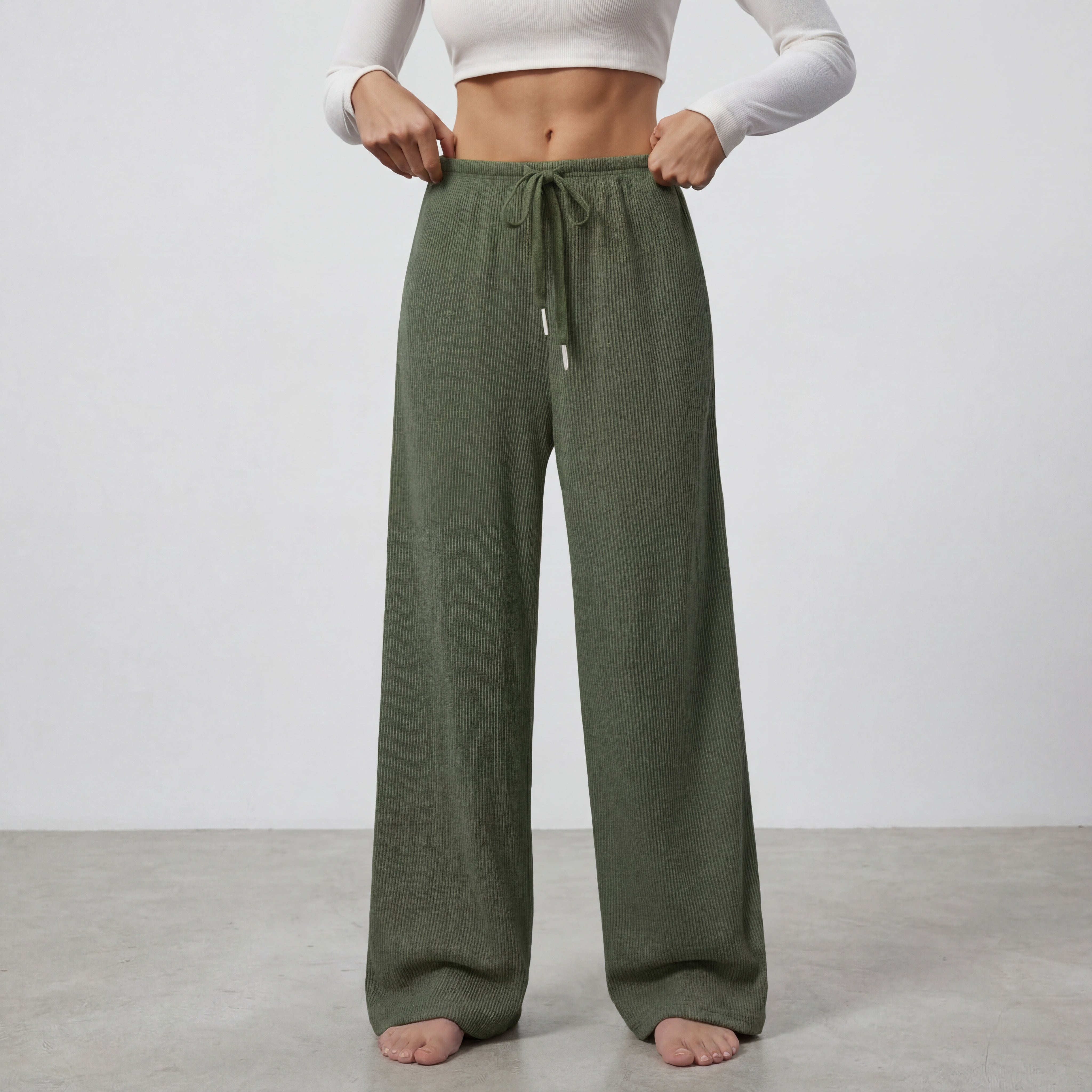 Ultra-Comfort High-Waisted Casual Lounge Pants for Everyday Relaxation