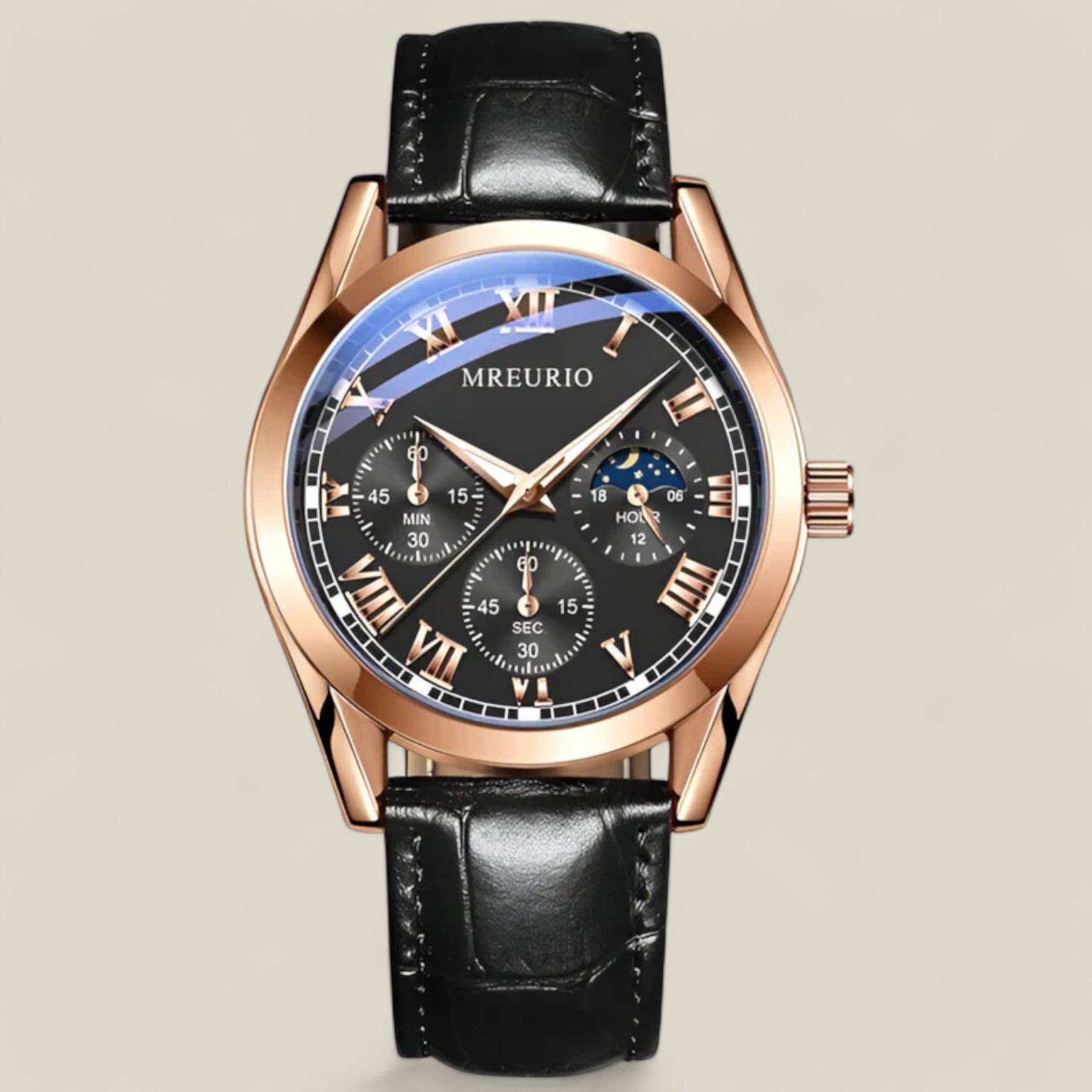 Aurelius | Élégante montre à quartz pour hommes