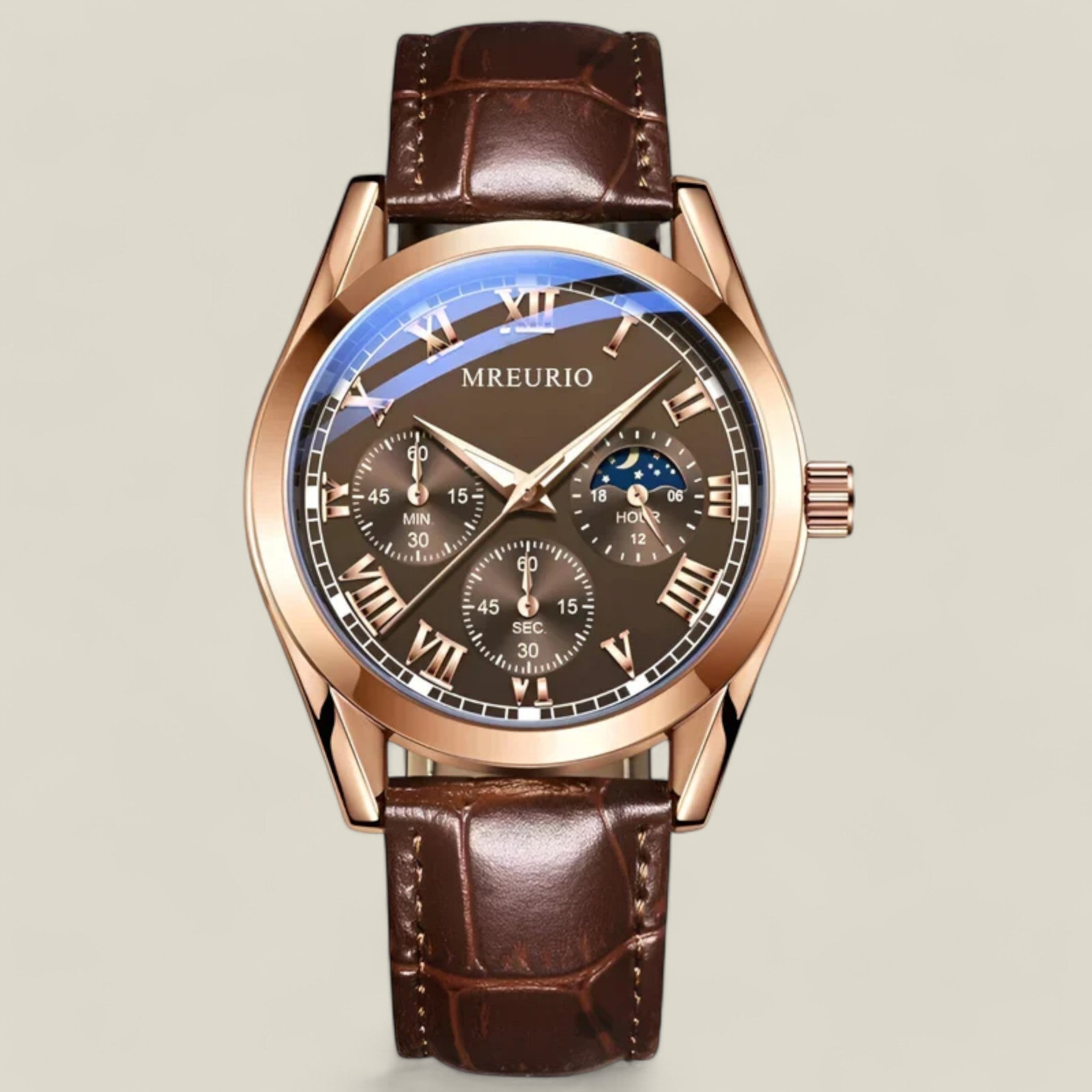 Aurelius | Élégante montre à quartz pour hommes