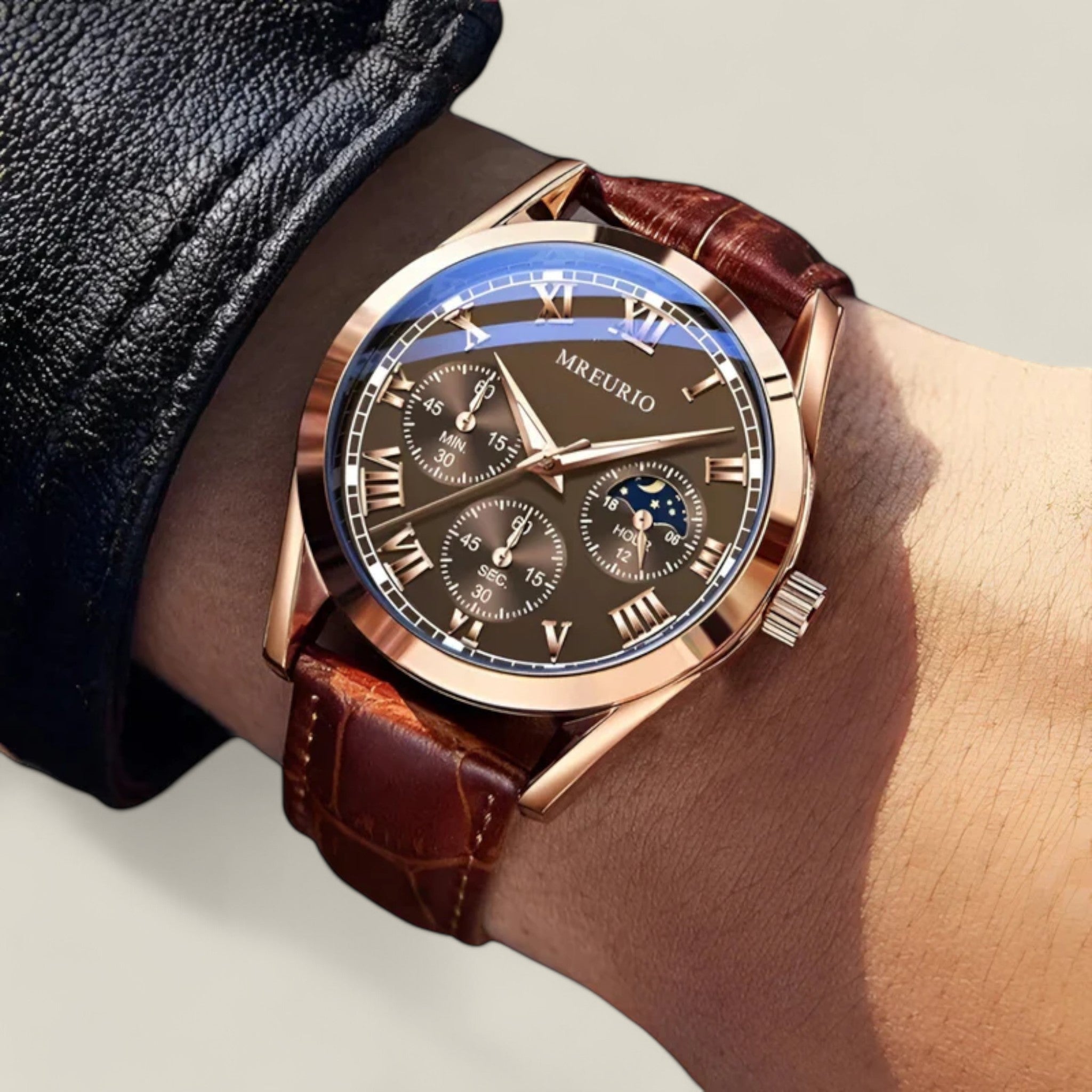 Aurelius | Élégante montre à quartz pour hommes