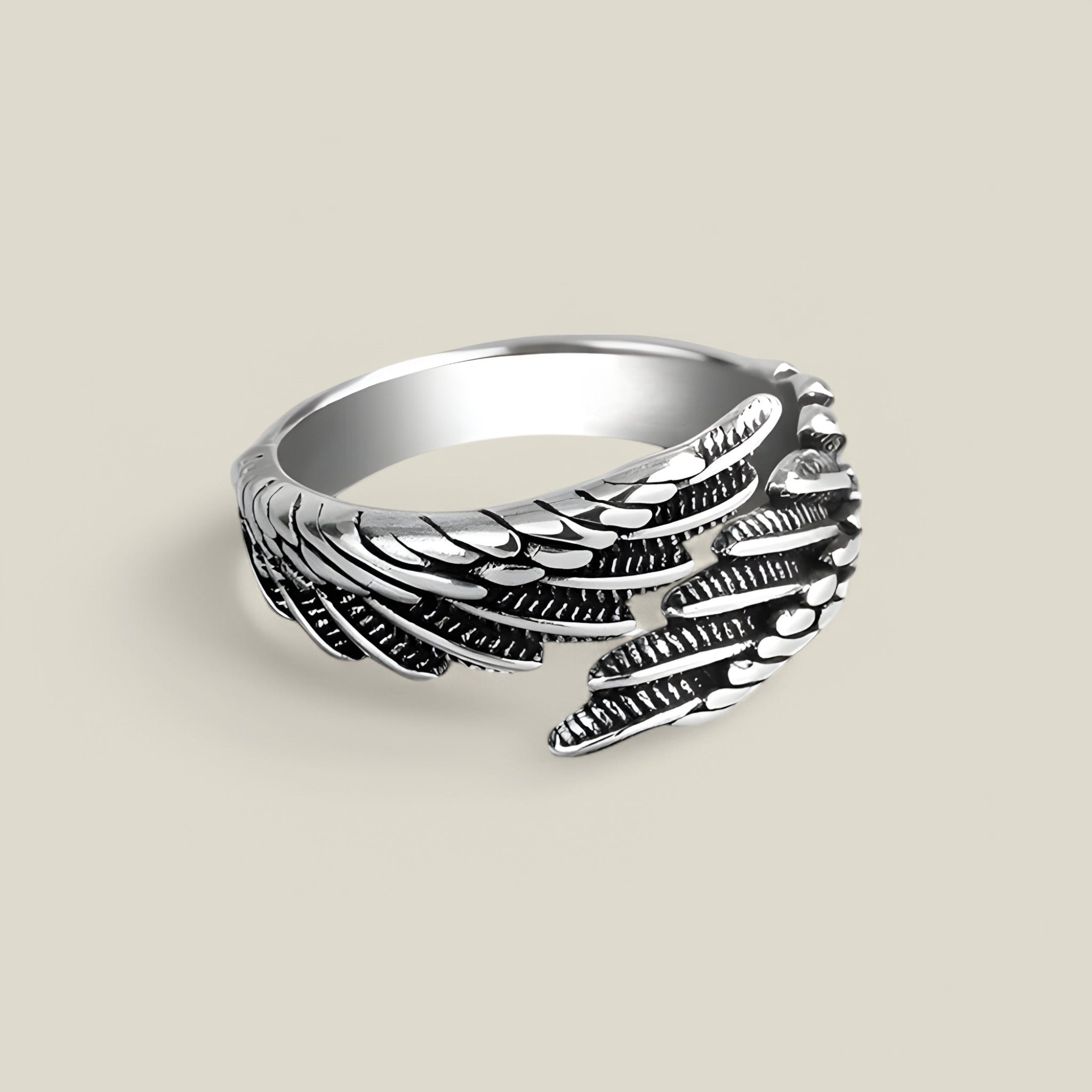 Seraph | Bague Ailes d'Ange - Style Gothique Unique