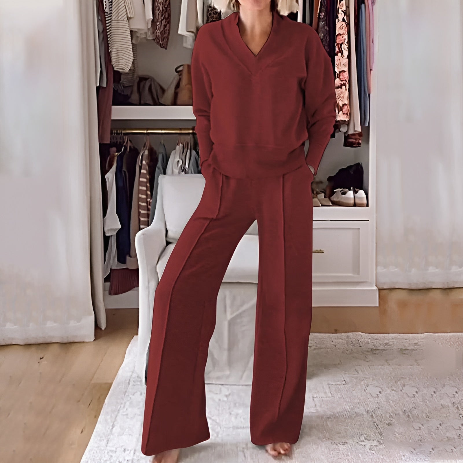 Women's Day Comfort Two-Piece Tracksuit